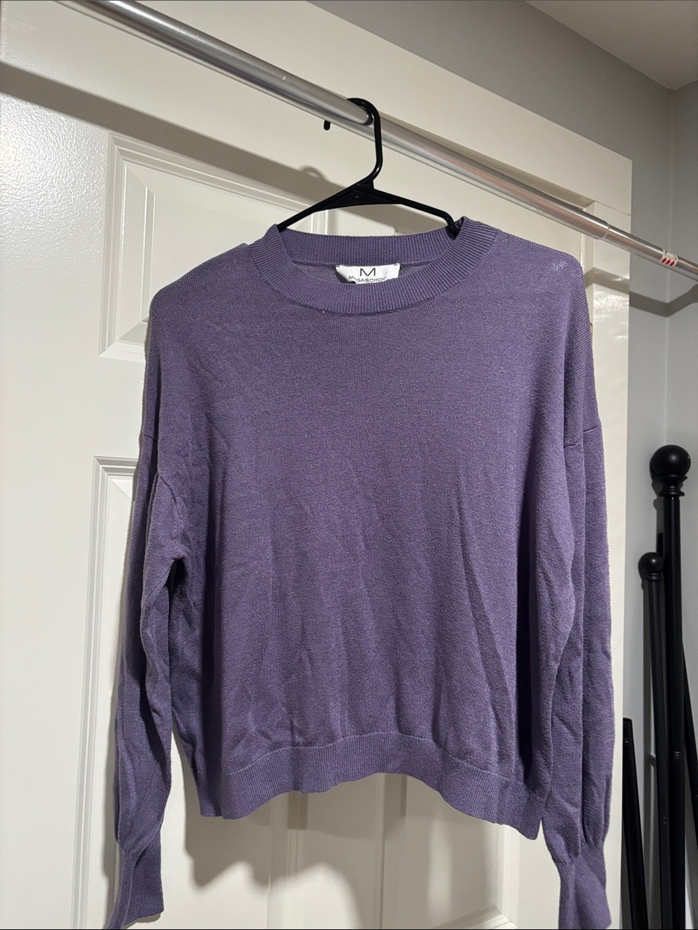 Magaschoni Lavender Crewneck Sweater